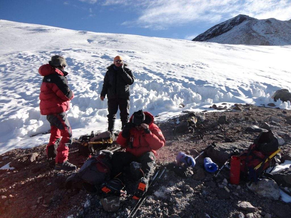 Nuestro guía Christian con 22 años de experiencia en el ascenso al llullaillaco