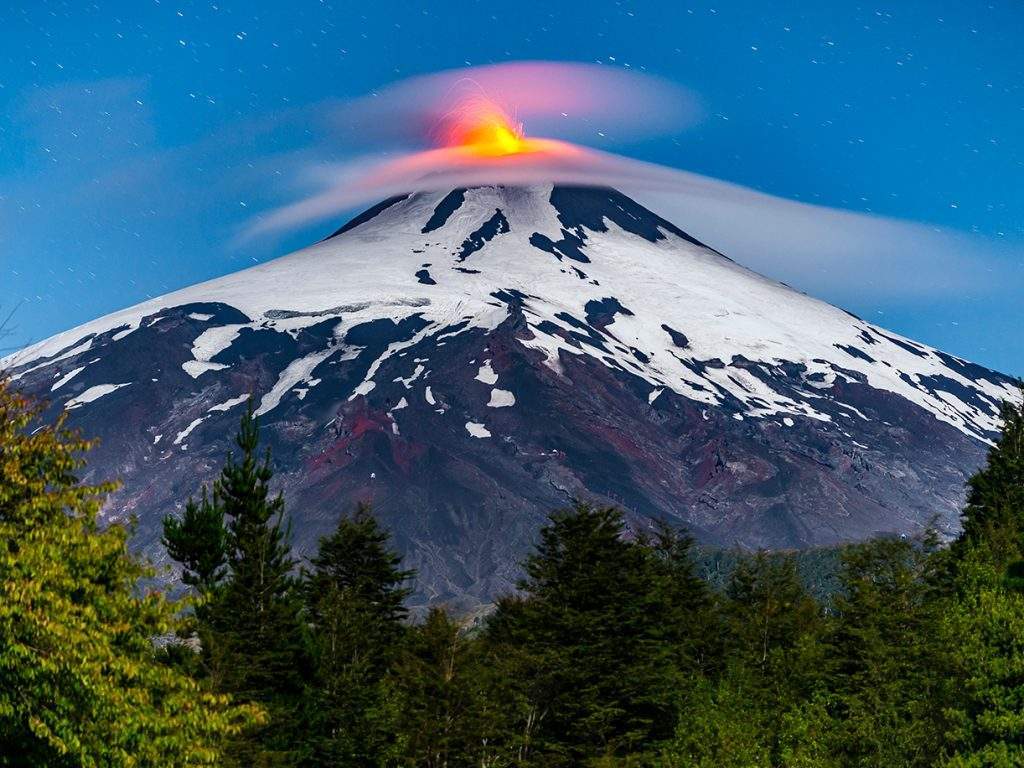 Historia del volcan villarica
