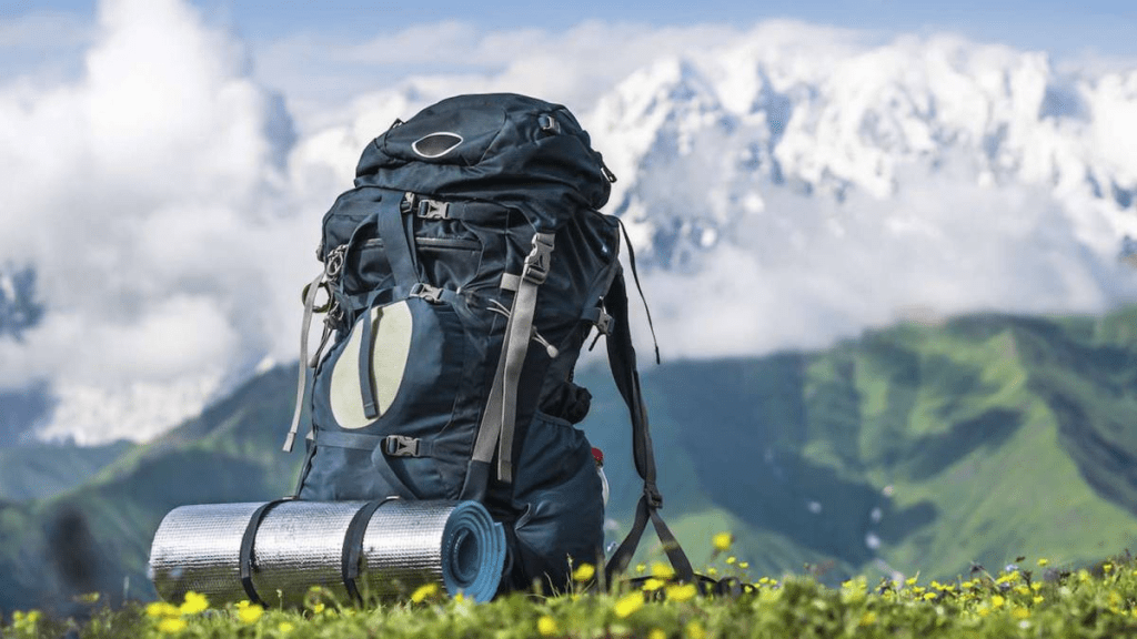 Equipo (opcional) para acampar en la montaña