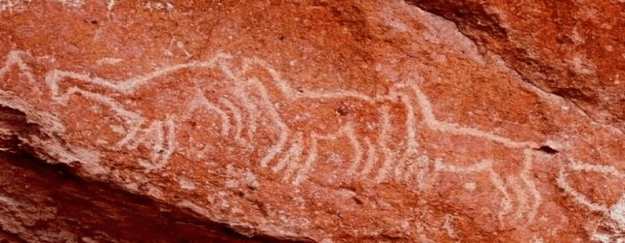 Petroglifos en Yerbas Buenas