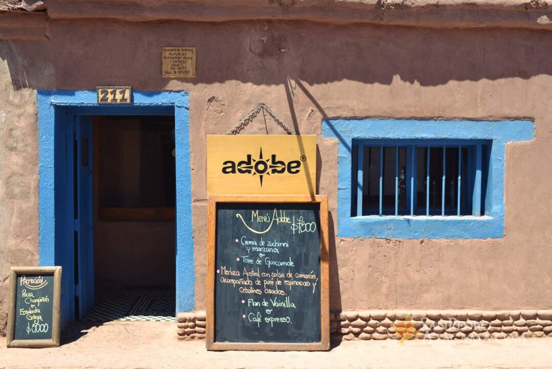 restaurante adobe san pedro de atacama